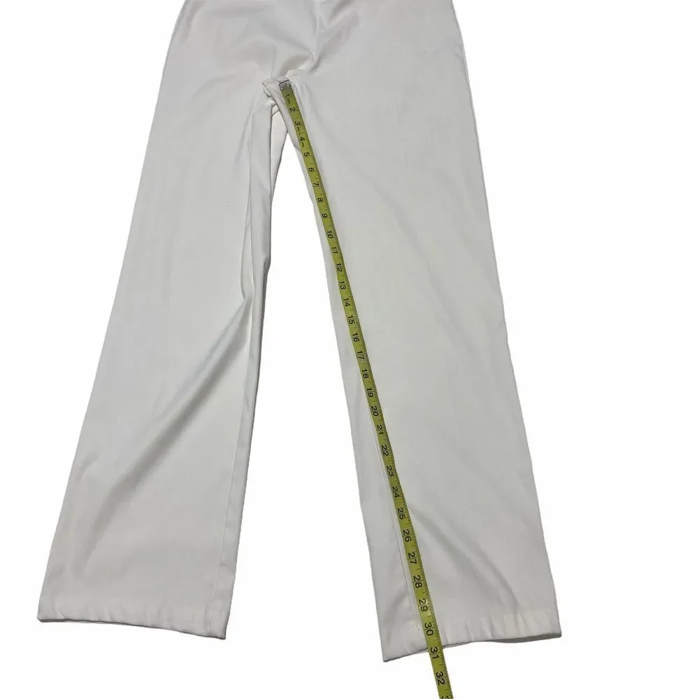 THE White House White Flare Dress Pant Trousers 10